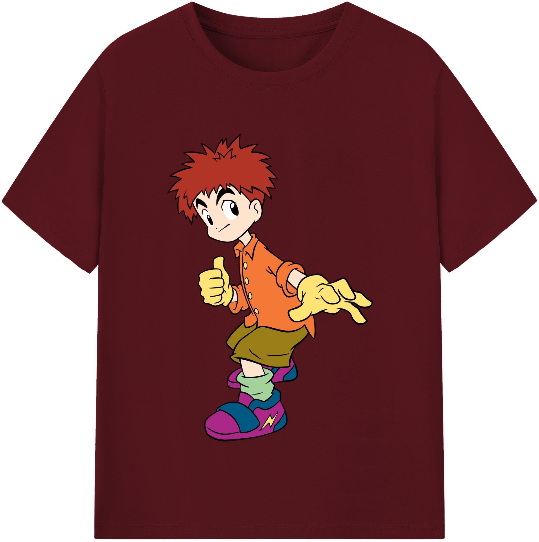 （画像用） Digimon デジタルモンスター/デジモン 綿100％半袖Tシャツ（フロントプリント）